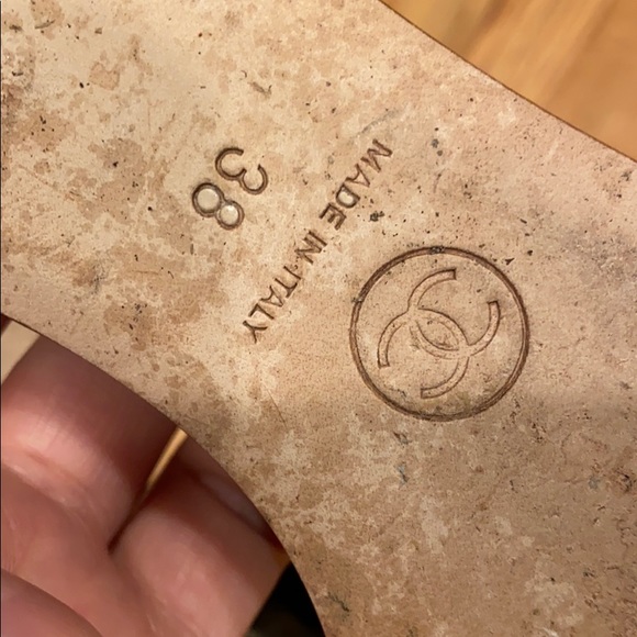 Chanel Big CC rogo thong sandal - Picture 6 of 6